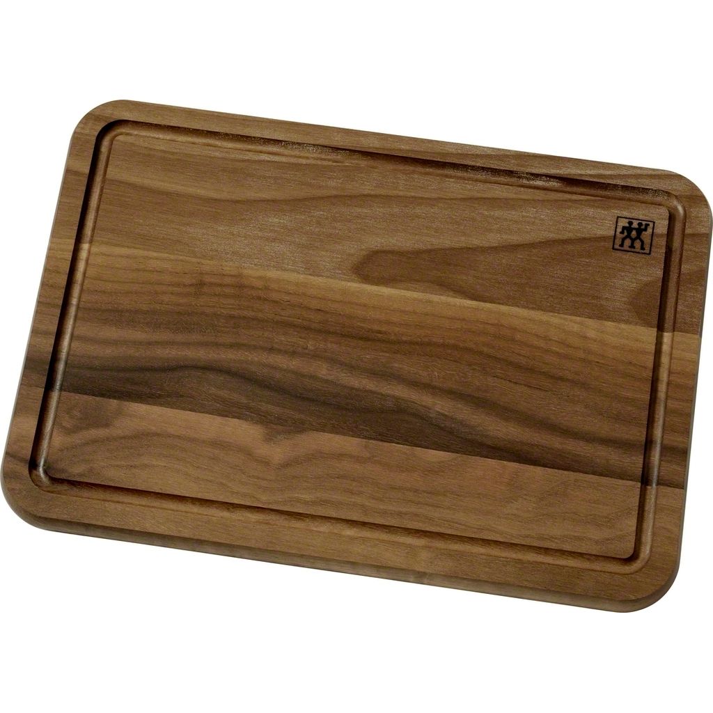 Planche à découper avec rigole bois de noyer FSC 35 x 25cm - Visuel 0